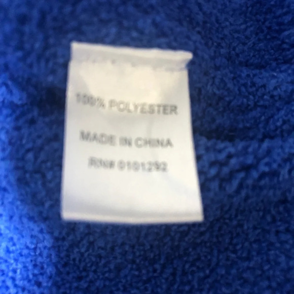 Lulu B. Sweater Pullover Royal Blue M Nautical Anchors Pocket Soft Long Sleeve - Picture 3 of 9